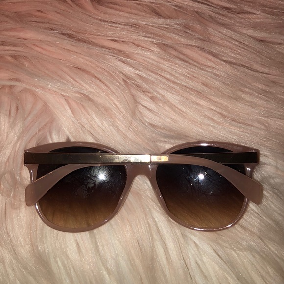 Dusty Rose Clear colored Sunglasses - Picture 2 of 3